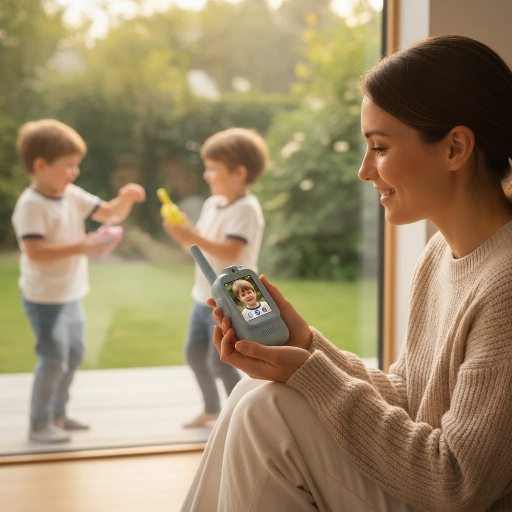 El Walkie Talkie nº1 para mantener seguro y localizado a tus hijos. Pack 2 unidades.
