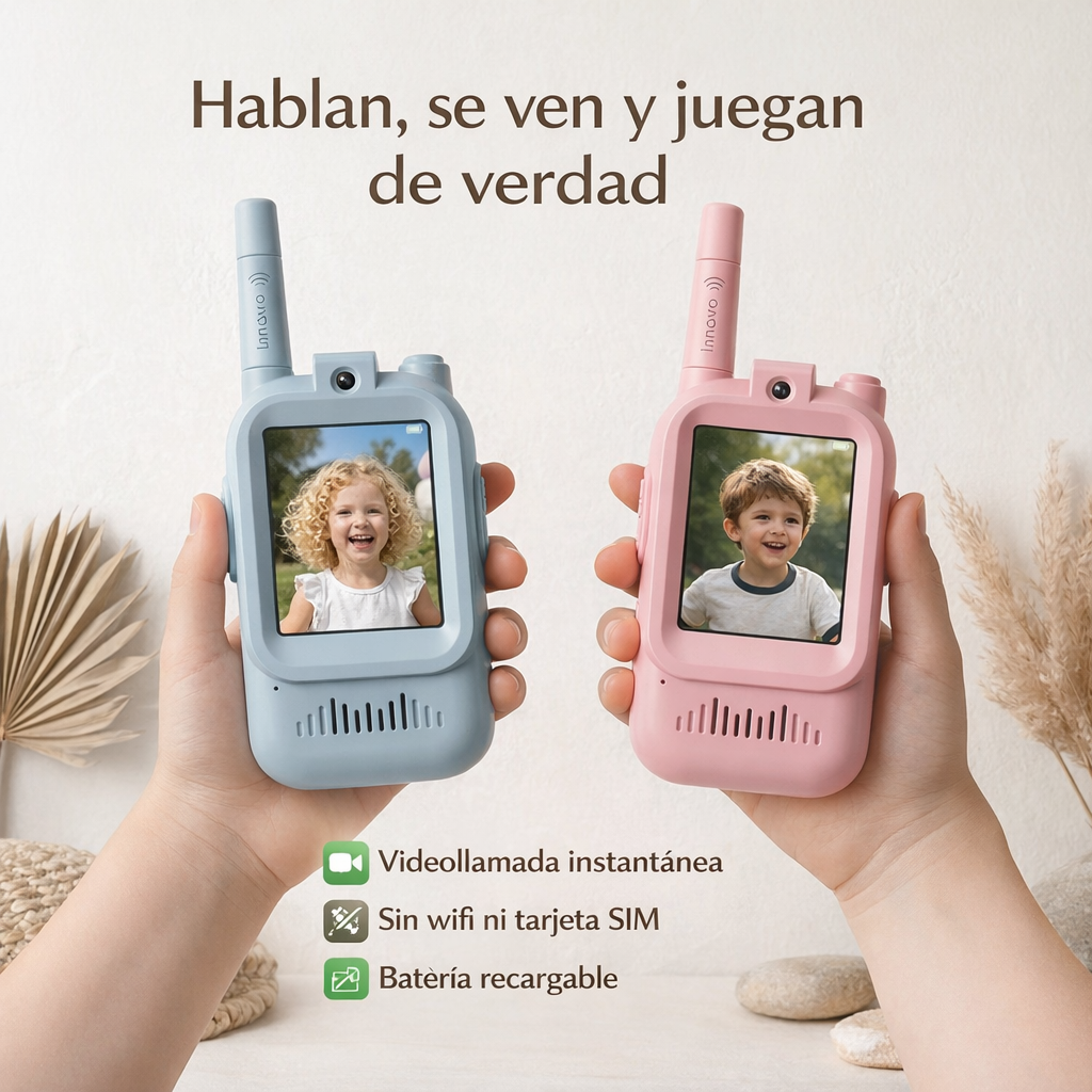 Linko Walkie Talkie con Videollamada para Niños