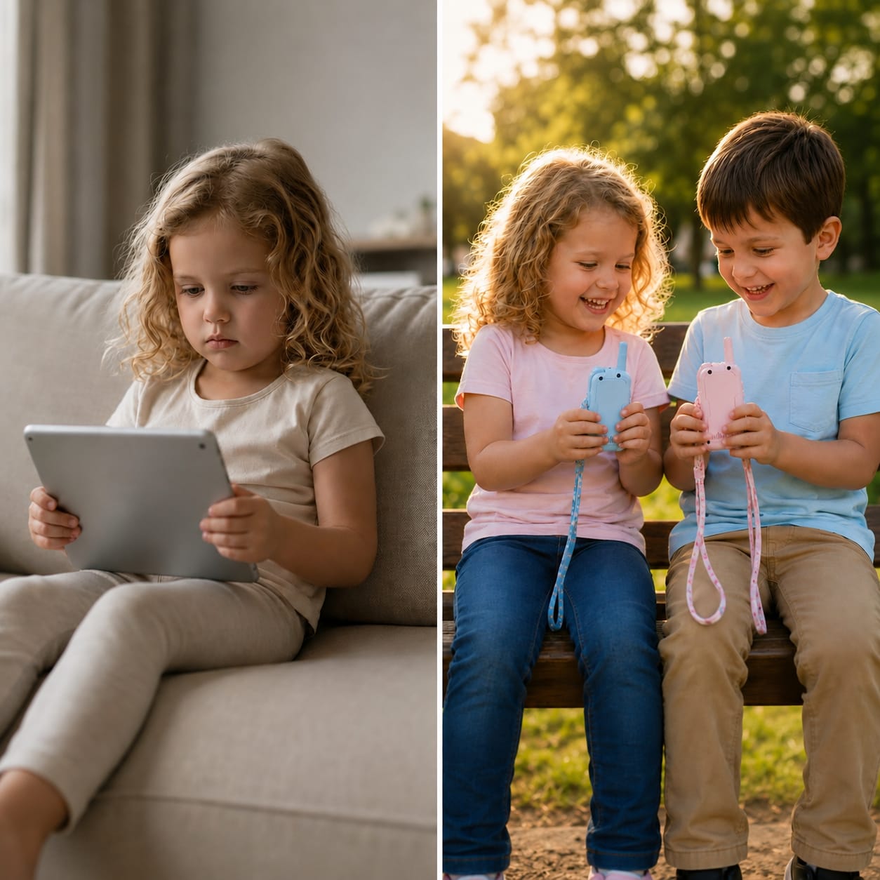 El Walkie Talkie nº1 para mantener seguro y localizado a tus hijos. Pack 2 unidades.